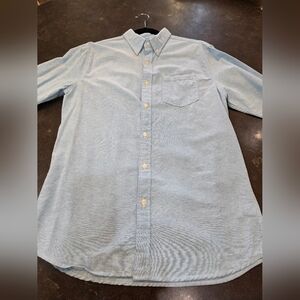 Men's Light Blue Casual Button Down Shirt